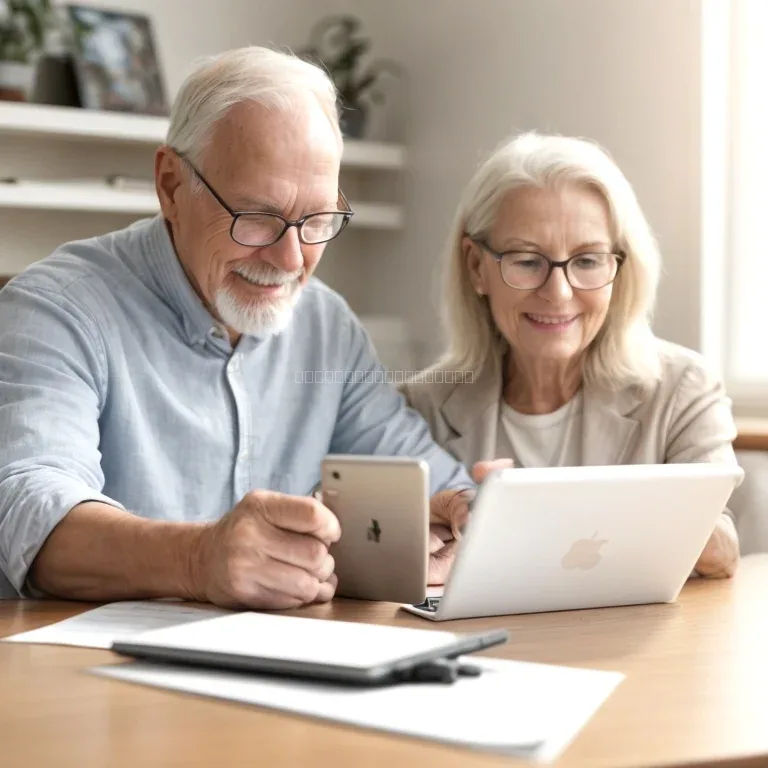 Retiree discussing policy options with advisor